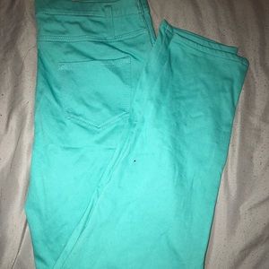 Teal/ Turquoise jeggings